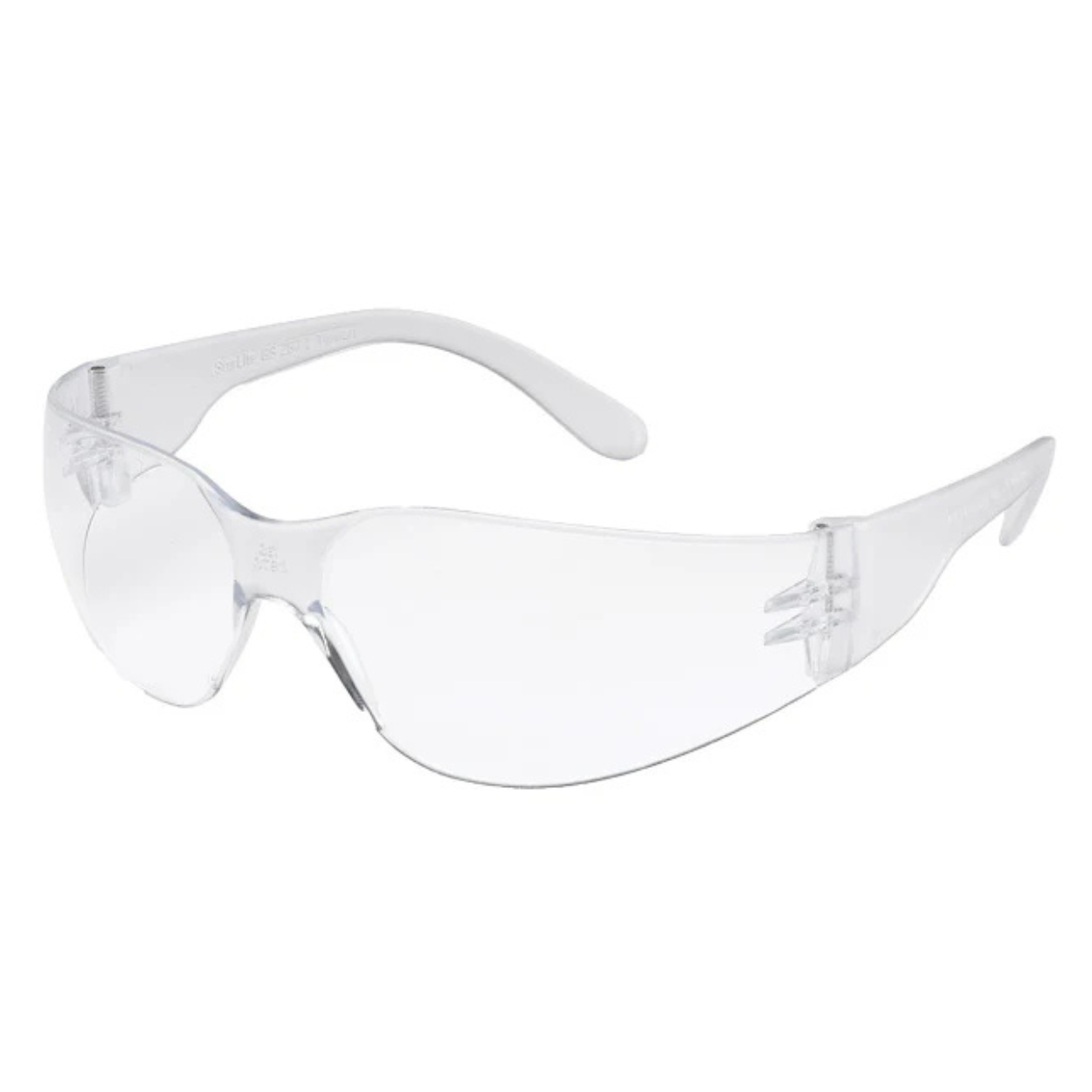 Gateway Starlite Safety Glasses - Clear Temple with Clear Lens from GME Supply